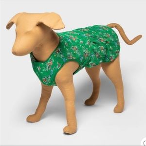 Target Boots & Barkley Dog Dress Green Floral XL